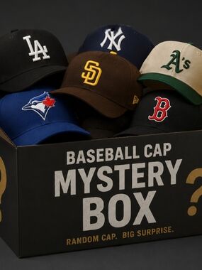 Baseball Cap Mystery Box - New Era, 47 Brand, Zypher. Modern/vintage